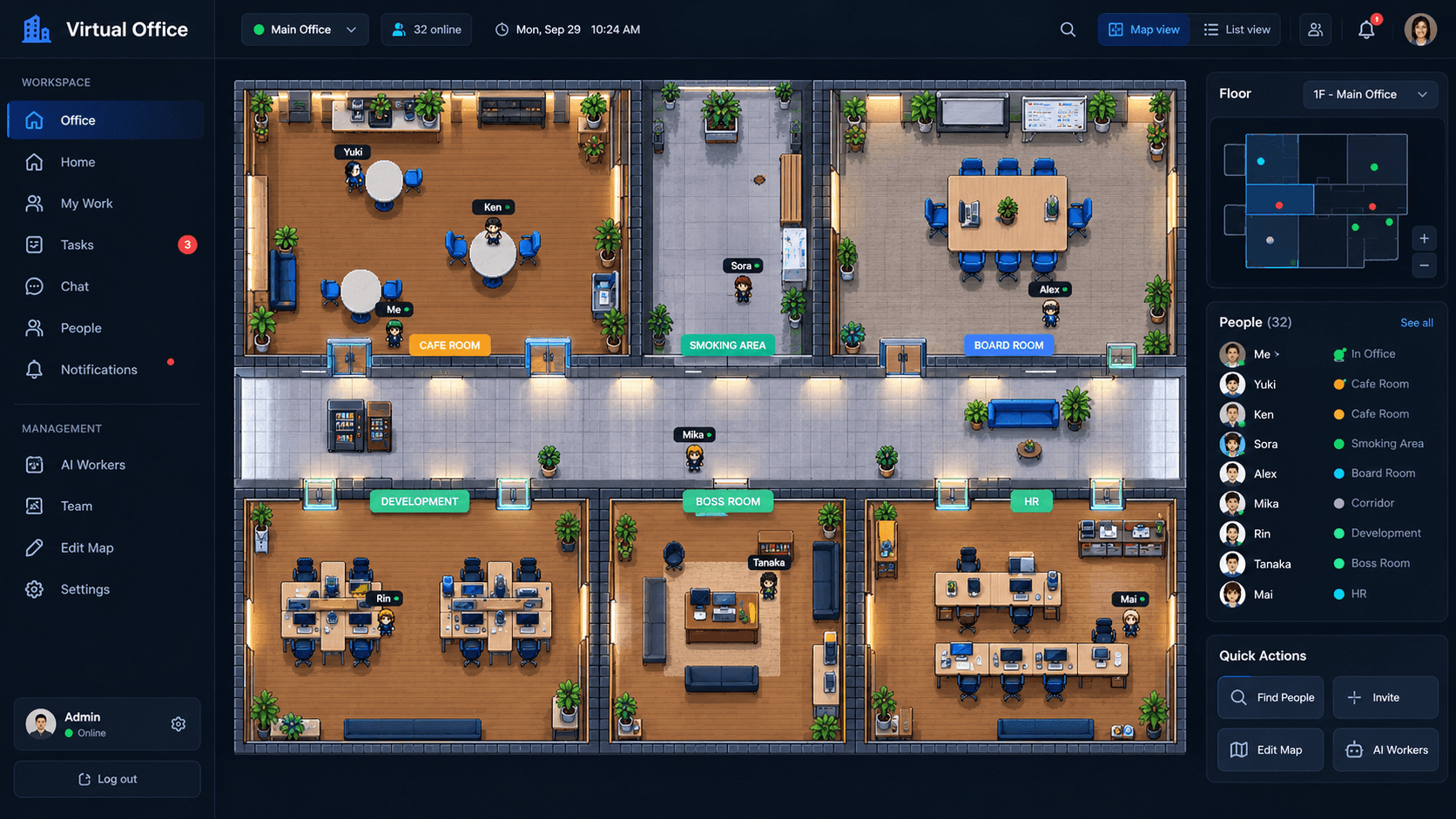 Virtual Office screenshot